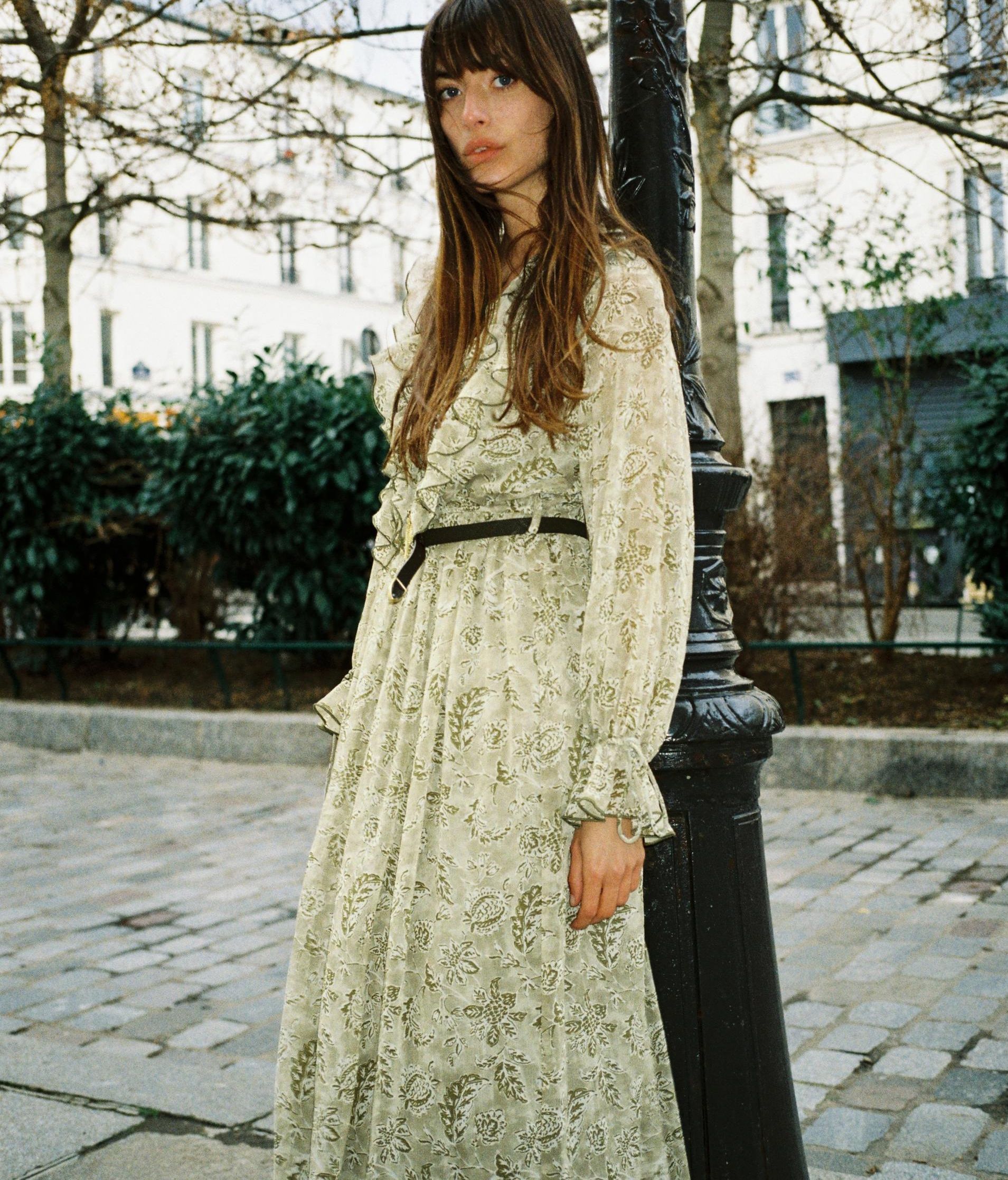 Vestido fluido de estilo boho