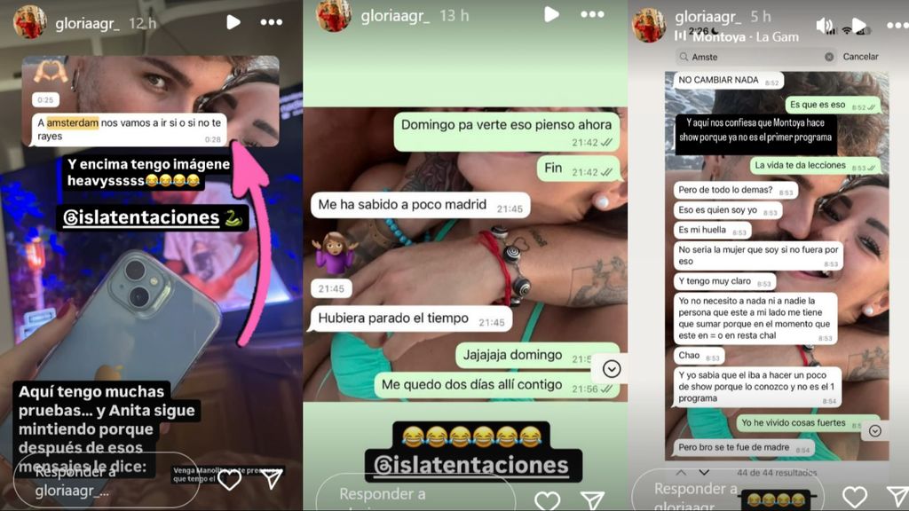 Gloria destapa fragmentos de la conversación de Manuel y Anita