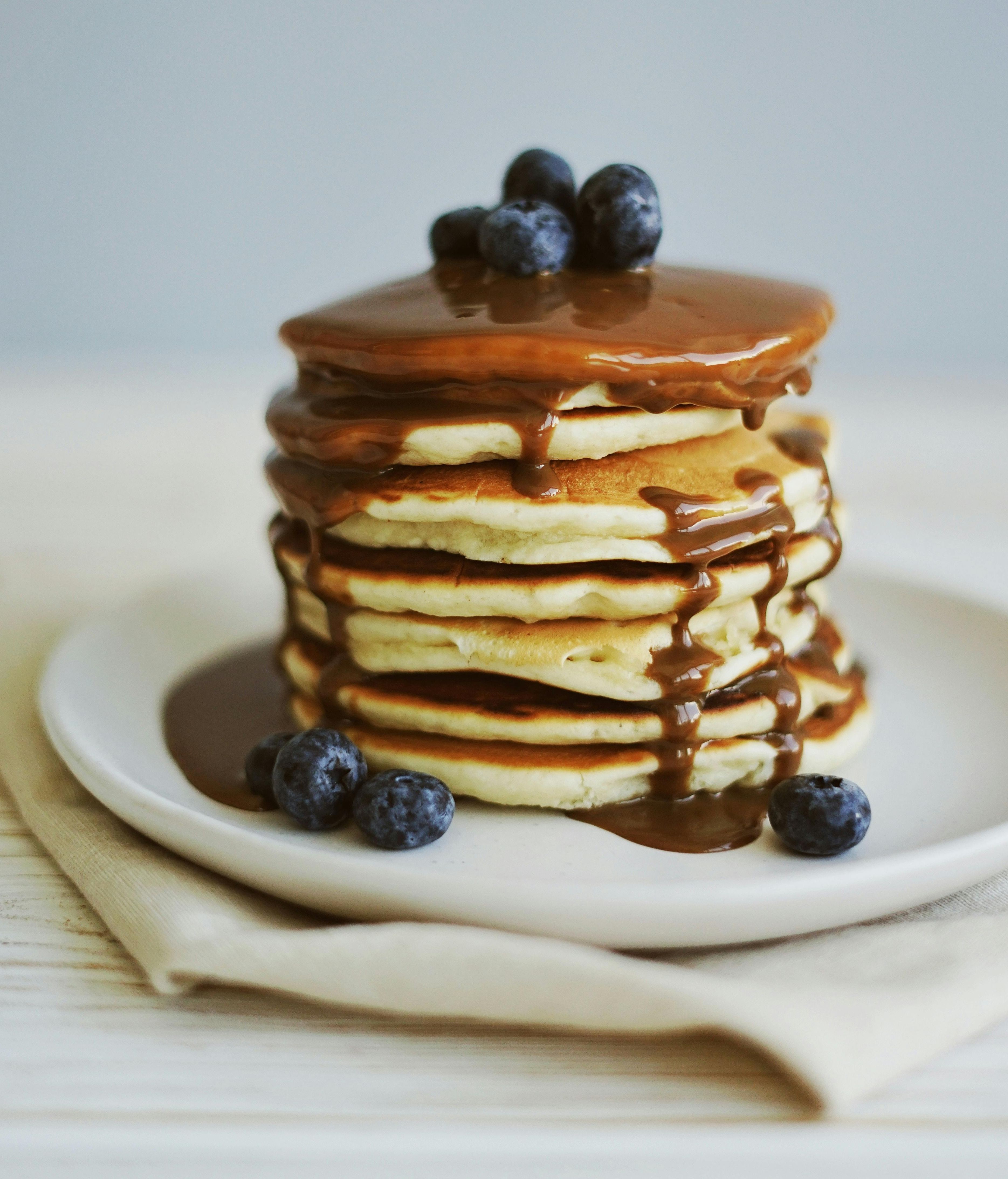 Tortitas con arándanos