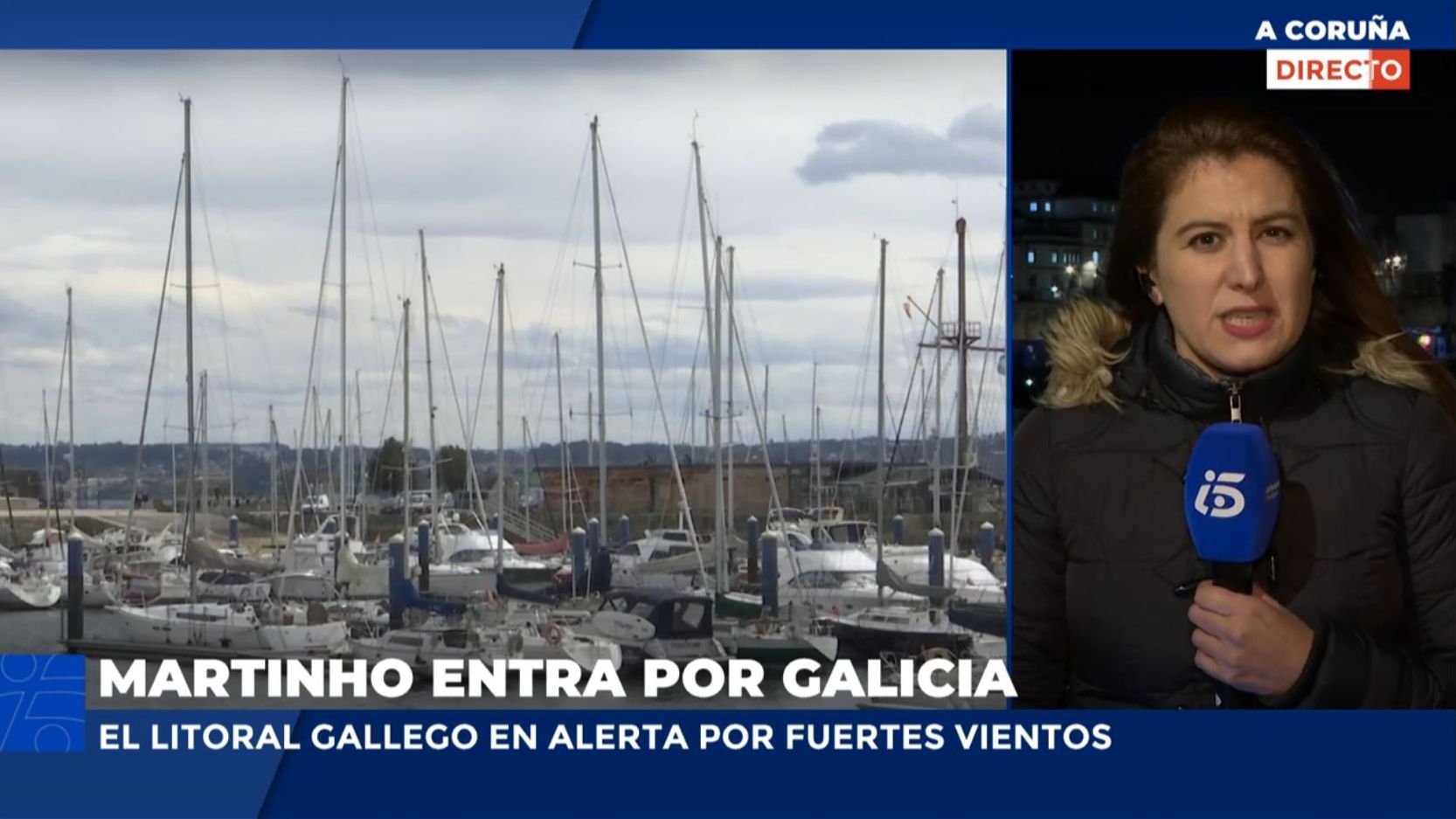 La situación de Coruña y cómo va a afectar la borrasca Martinho