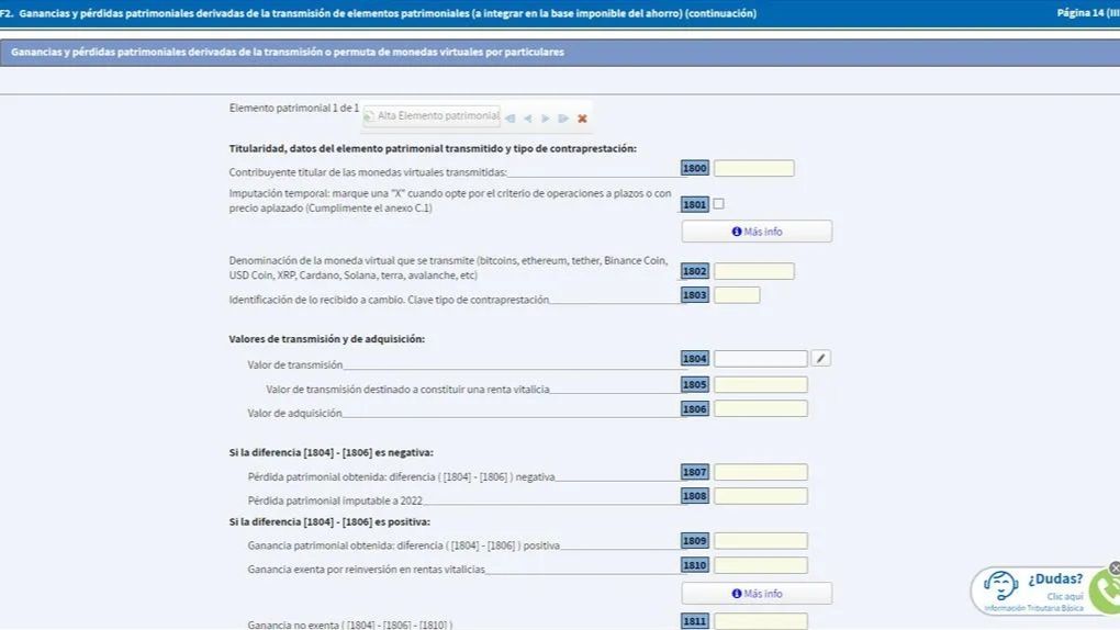 Declaración de la renta