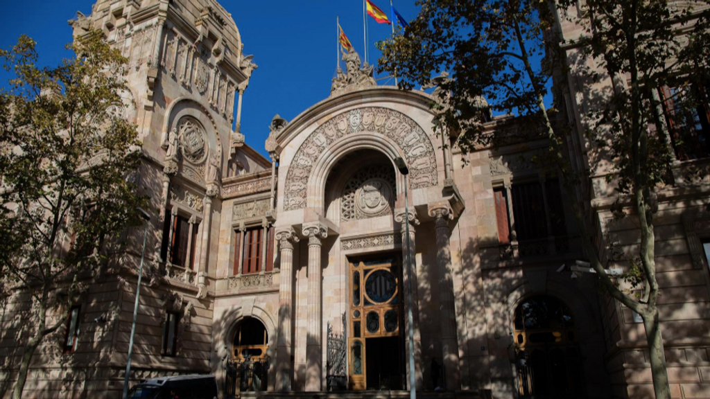 Fachada del Palacio de Justicia de Catalunya, sede del TSJC y de la Audiencia de Barcelona