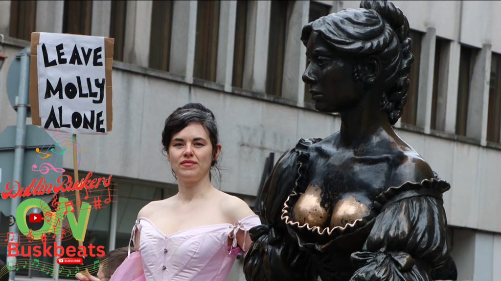 Piden proteger la figura de Molly Malone en Dublín