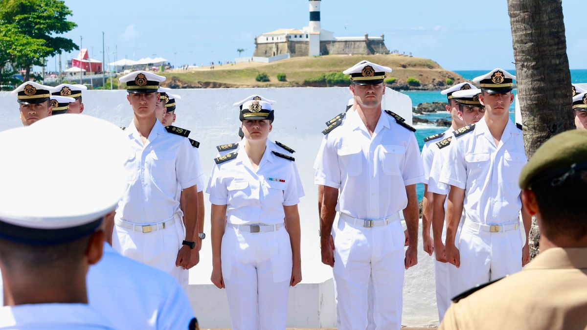 Leonor y sus compañeros en Salvador de Bahía