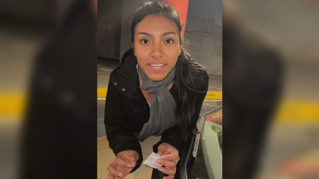 Raquel Bred, al ver la tarifa de su coche aparcado dos meses en un parking