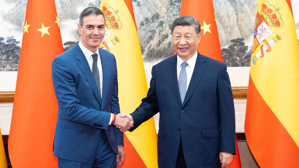 Pedro Sánchez y Xi Jinping