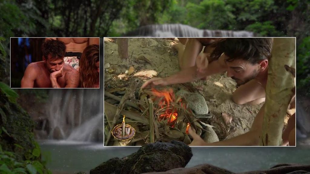 Las imágenes de lo sucedido con el mechero, al completo y las explicaciones de 'Playa Furia' en palapa