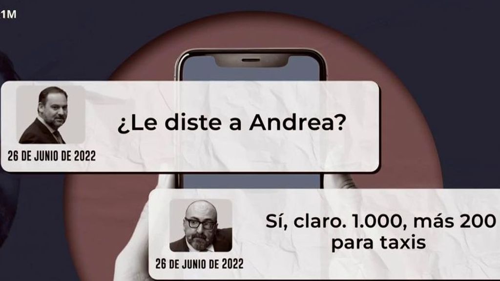 Los mensajes que prueban los pagos de Ábalos a sus amigas íntimas: "Desde las cuentas de Koldo salieron más de 60.000 euros"