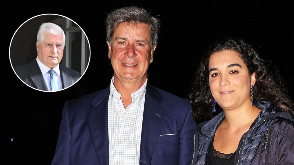 El duque de Alba, Cayetano Martínez de Irujo y Bárbara Mirjan en un fotomontaje.