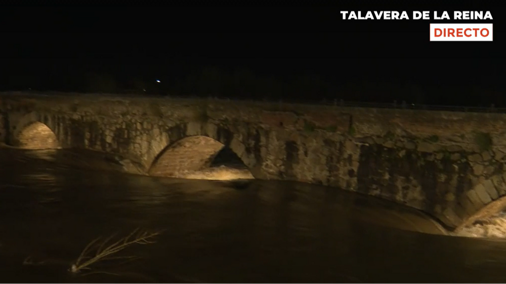 Talavera de la Reina, en alerta por el caudal del río Tajo: alcanza ya los 1.000 metros cúbicos por segundo