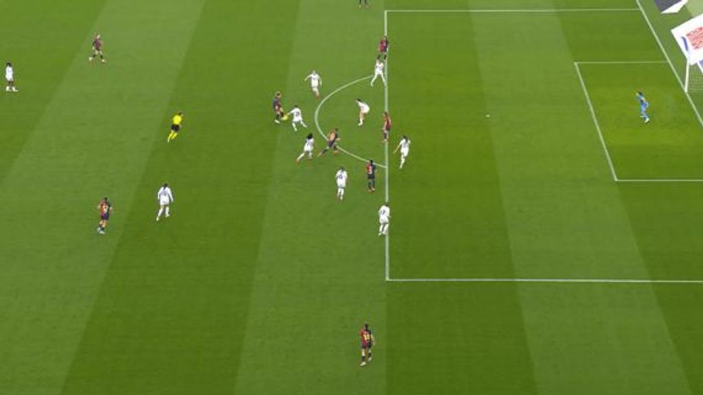 el gol anulado al barca femenino ante el real madrid