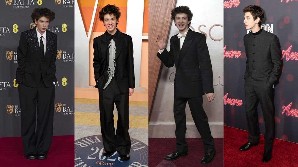 Mark Eydelshteyn en varias alfombras rojas