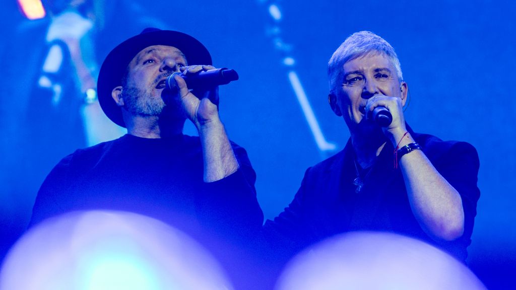 Pecos, el mítico dúo del pop español, arranca su concierto en el Movistar Arena de Madrid