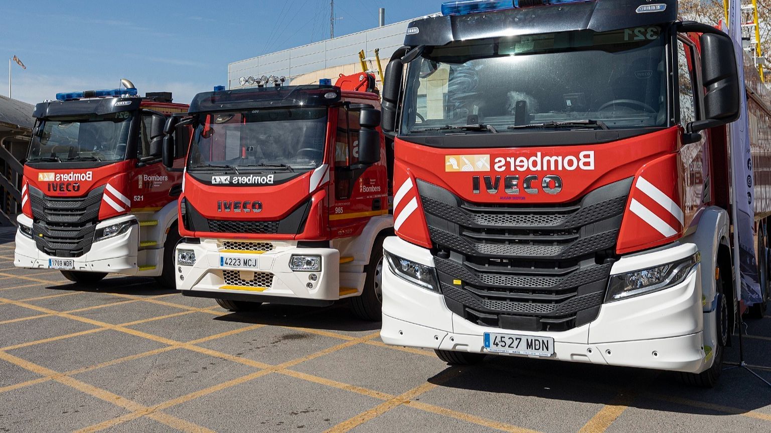 Camiones del Consorcio Provincial de Bomberos de Alicante