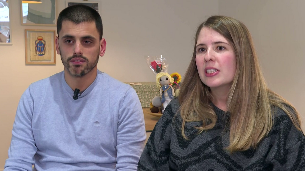 Andrés García y Yasmina López perdieron a su hija Lily una semana antes del parto