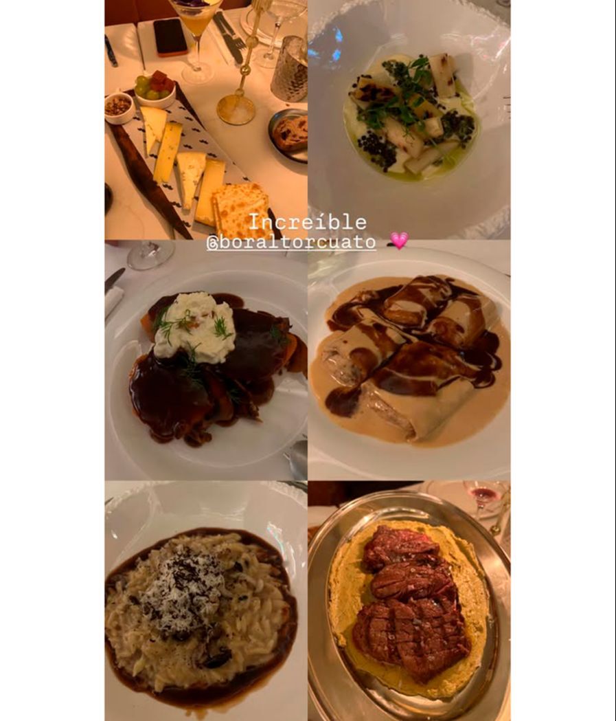 Imagen de algunos de los platos de Boral Torcuato que pidieron