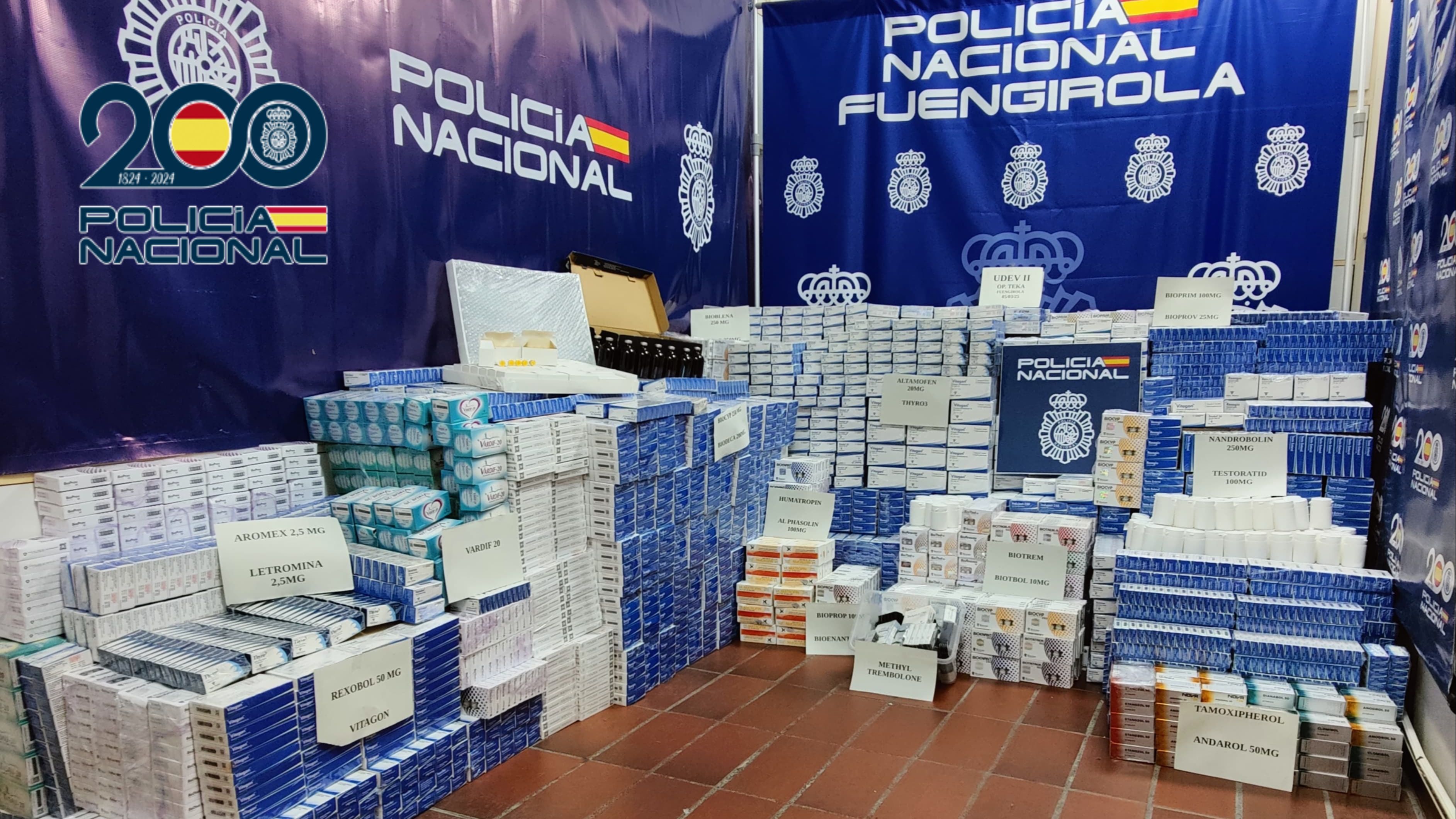 La policía consigue desarticular una organización que vendía de anabolizantes, hormonas y medicamentos en Fuengirola, Málaga