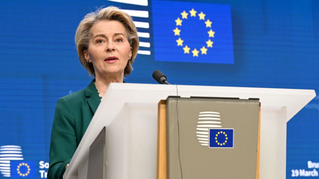 La presidenta de la Comisión Europea, Ursula von der Leyen