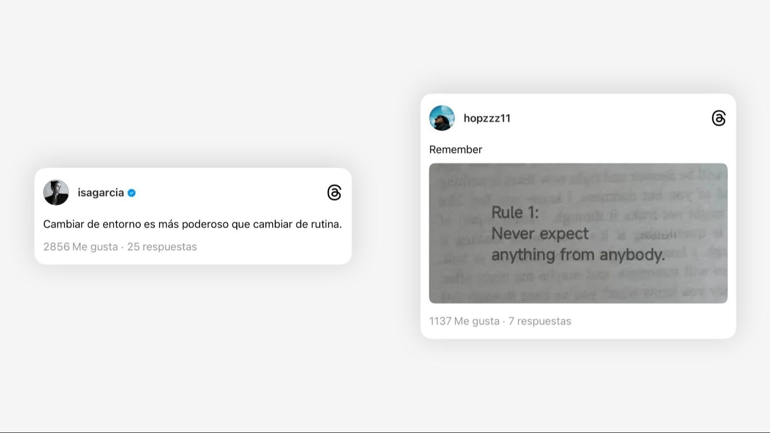 Los mensajes de Marta López Álamo en redes