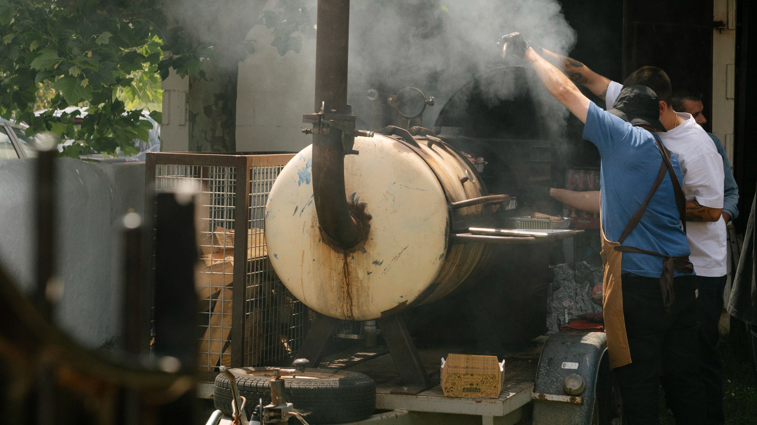 Una cocina callejera de verdad