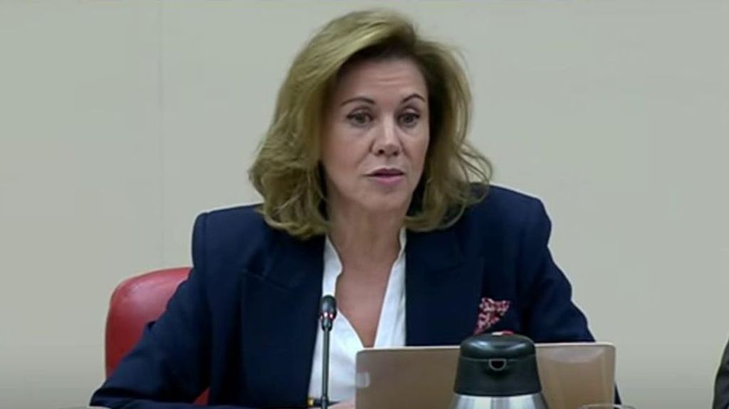 La exminista de Defensa, María Dolores de Cospedal.