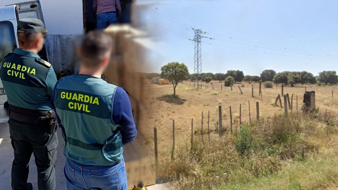 La guardia civil y el lugar del crimen