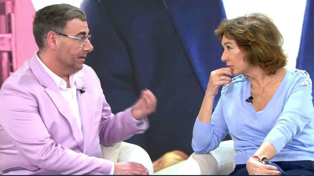 La petición de 'nuestro' Jorge Javier Vázquez a Ana Rosa Quintana en su reencuentro: "No te metas más con mi Pedro Sánchez"