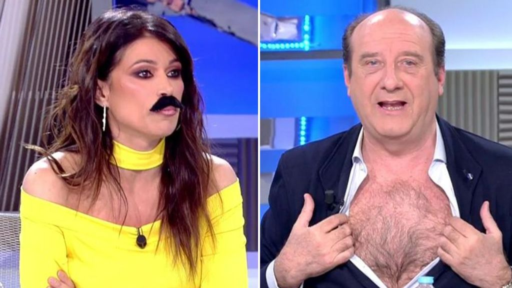 Sonia Ferrer se pone bigote para defender una nueva moda entre las mujeres y responde a Moeckel: "No podrán ligar contigo"
