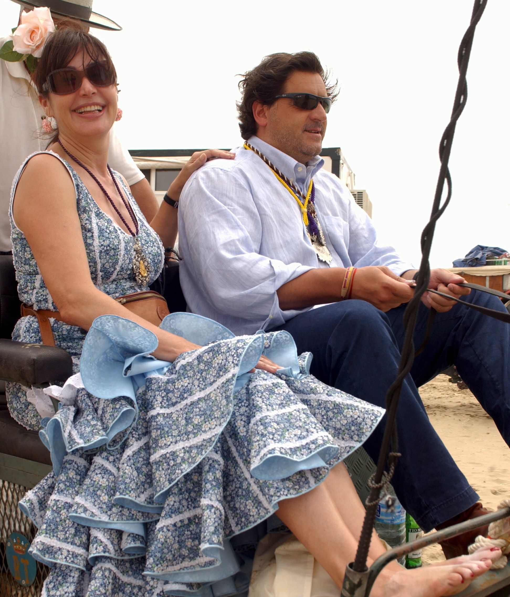Carmen Martínez Bordiú y José Campos