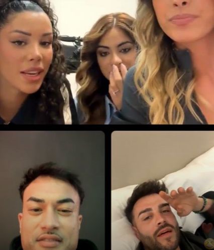 El directo entre Bayan, Sthefany, Alba Rodríguez, Eros y Gerard