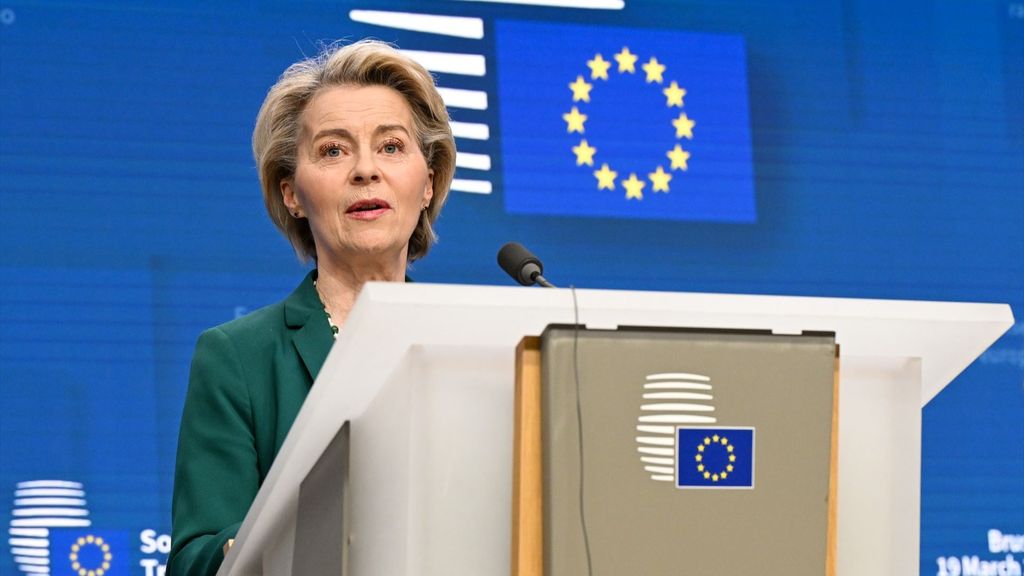 La presidenta de la Comisión Europea, Ursula von der Leyen.