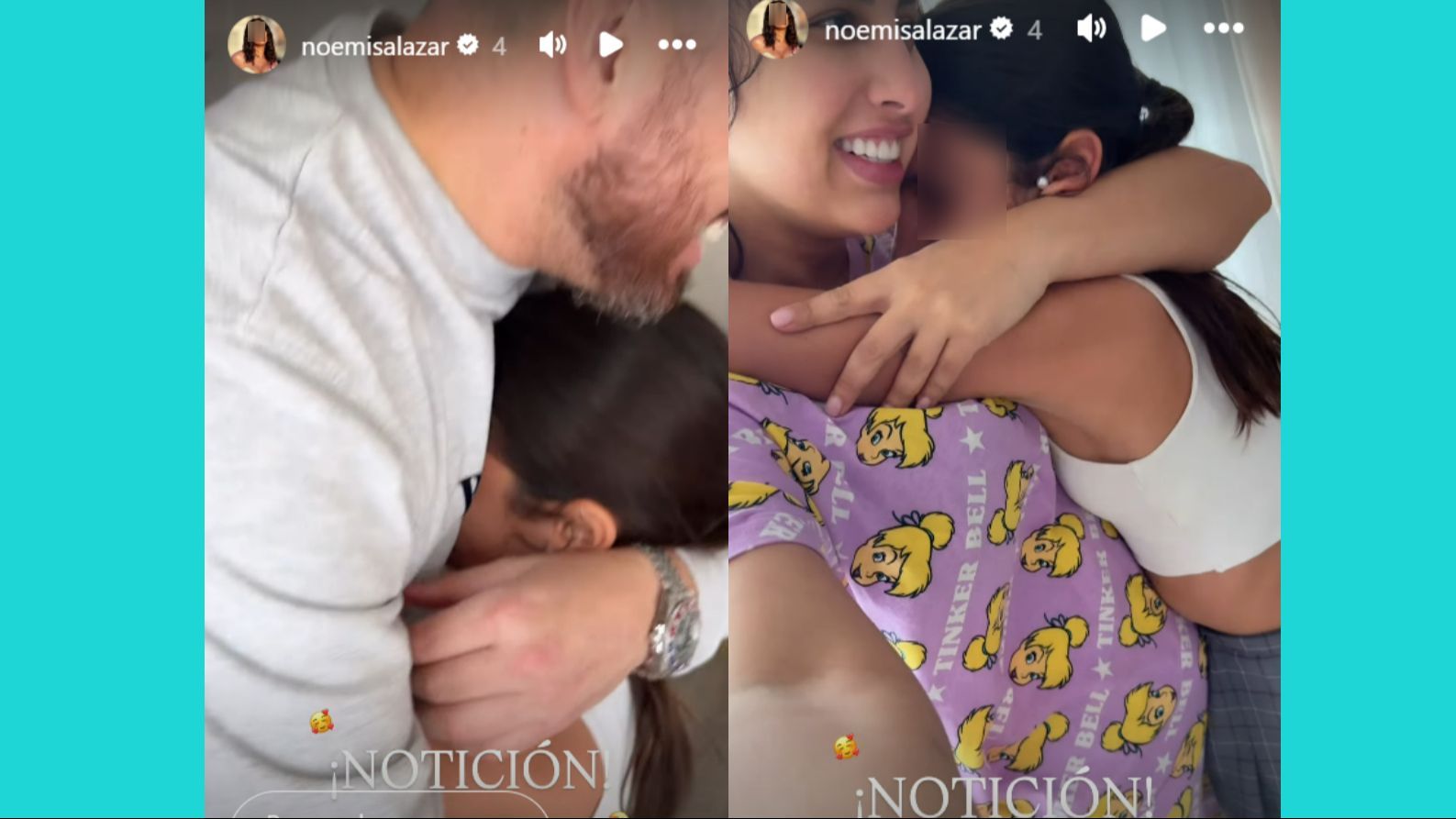 Mimi rompe a llorar y abraza a sus padres por la sorpresa que le han dado