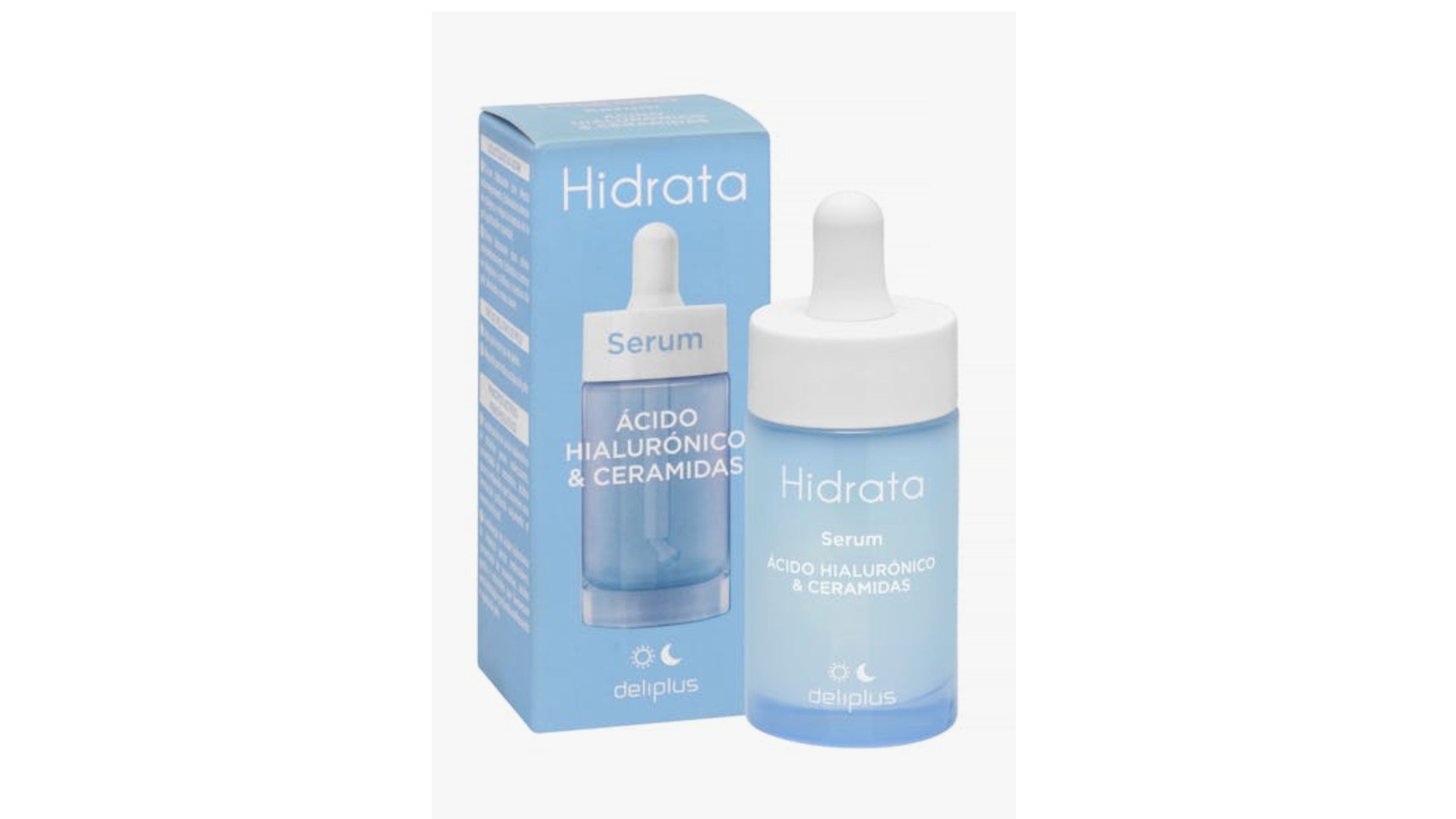 Sérum hidratante, en un montaje fotográfico