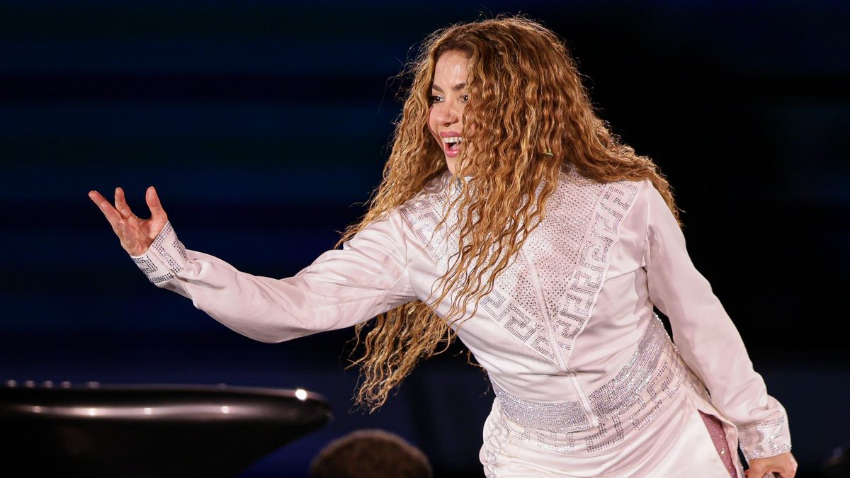 Shakira en uno de sus conciertos.