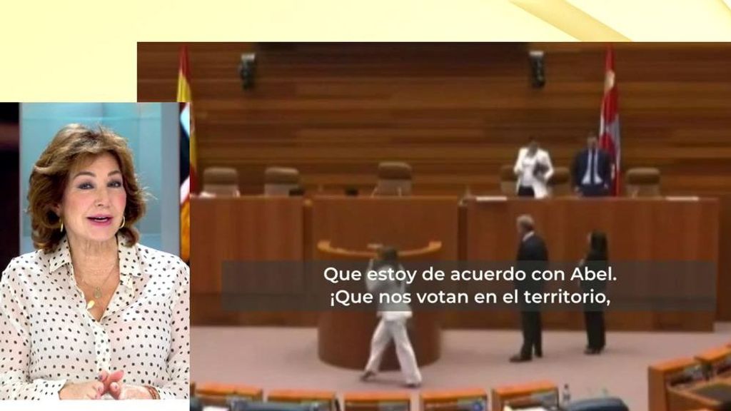 Ana Rosa Quintana reacciona al micro abierto de los procuradores del PSOE: "Vaya pillada"