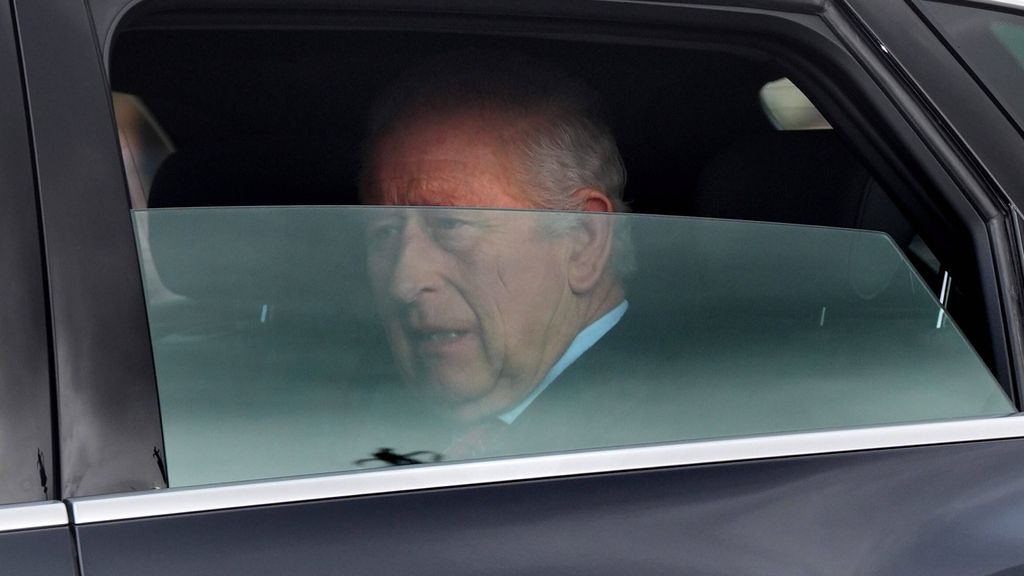 El rey Carlos III este 28 de marzo.