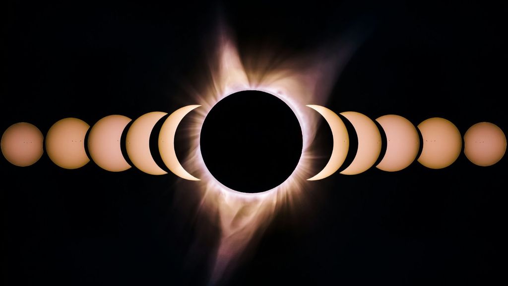 Fases de un eclipse solar, unas más dañinas que otras para la salud