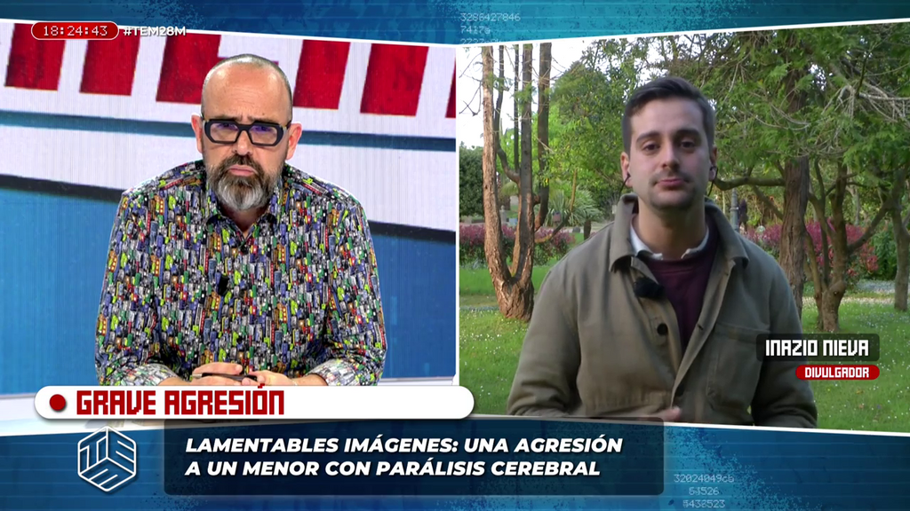Inazio Nieva, integrador social con parálisis cerebral, alza la voz tras la viral agresión a un menor: "Hay que evolucionar"