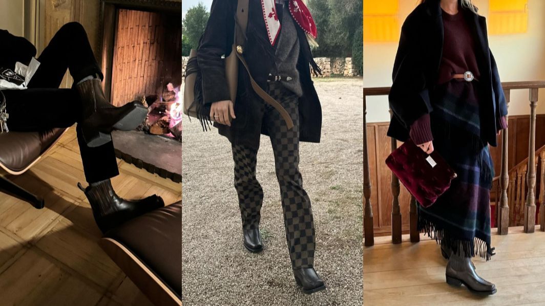 La diseñadora española Blanca Miró luciendo sus botas HEREU en diferentes ocasiones