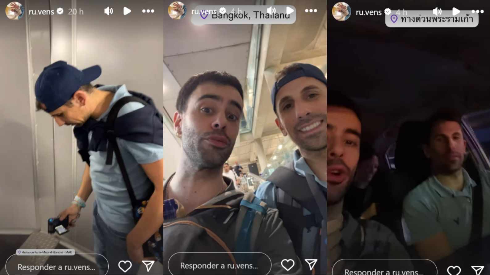 Óscar Landa y Ruvens están en Tailandia