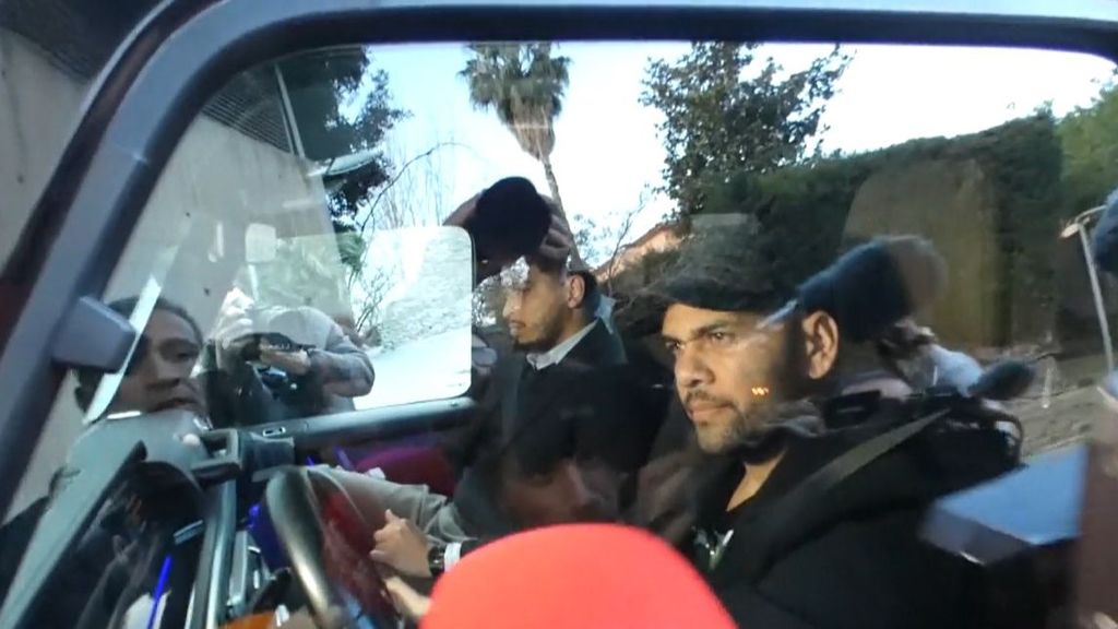 Primera imagen de Dani Alves tras conocerse su absolución del delito de agresión sexual