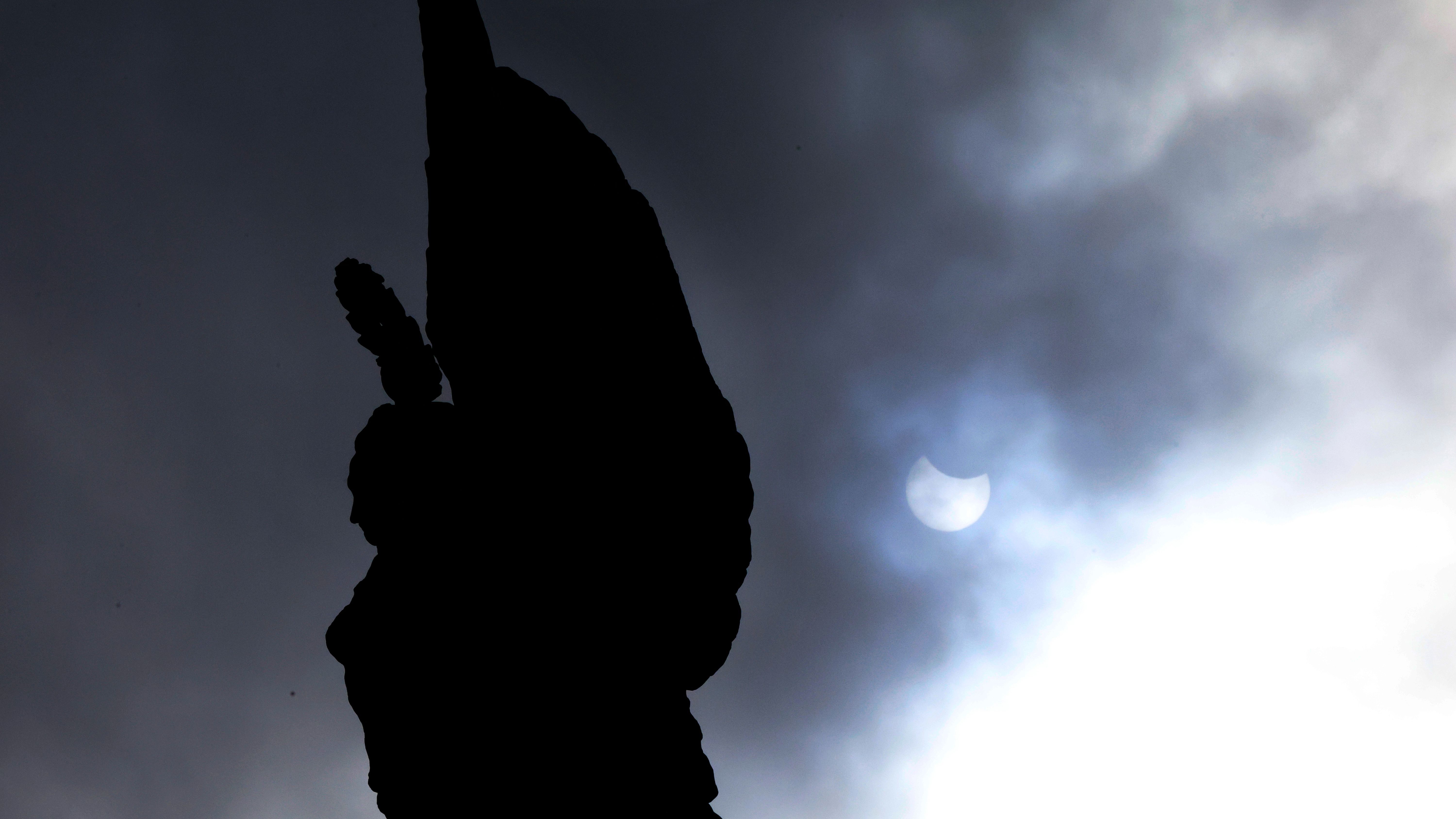 Eclipse de sol visto desde Ferrol