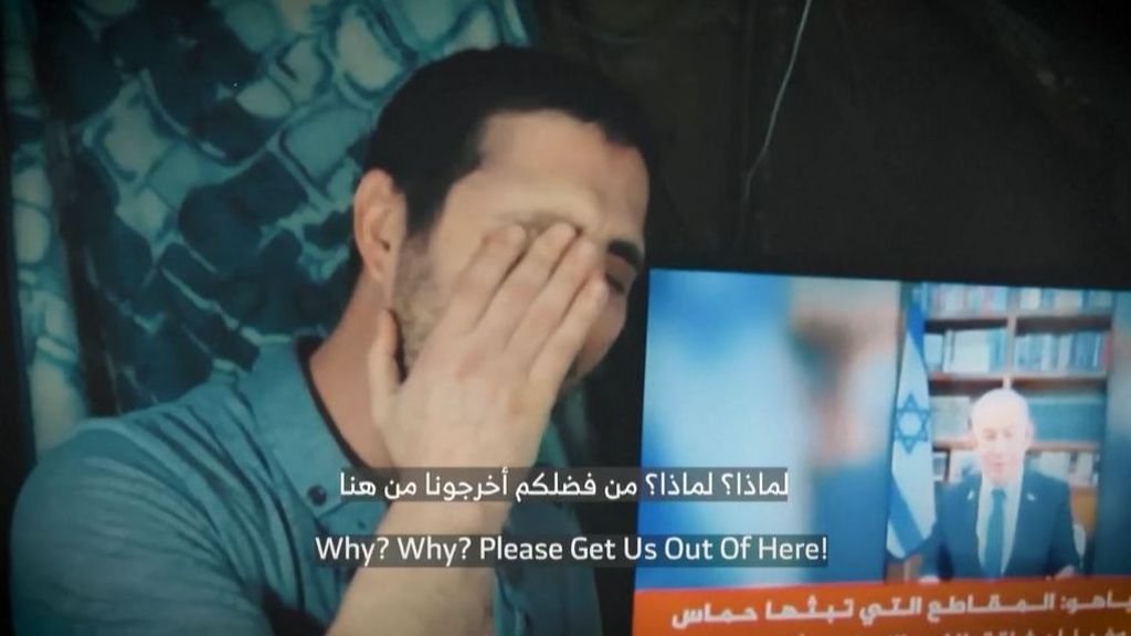 Hamás publica el vídeo de un rehén israelí que suplica su libertad: "Echo de menos a mi mujer y a mi hijo"