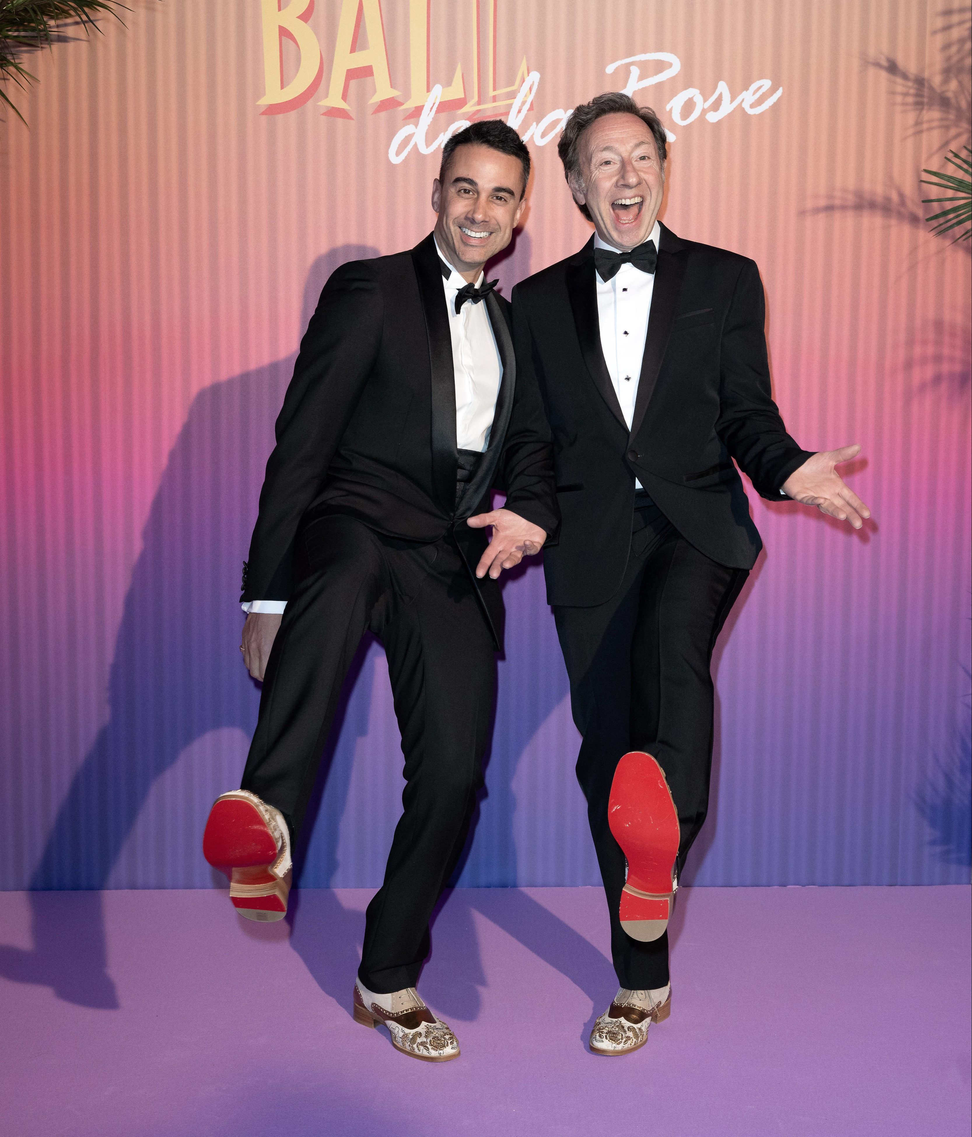 Yori Baillere y Stéphane Bern 