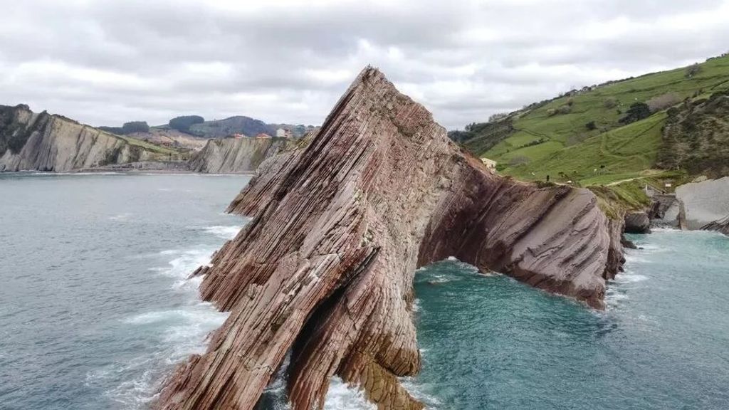 Las capas de rocas sedimentarias del Flysch de Zumaia almacenan datos de hace más de 60 millones de años