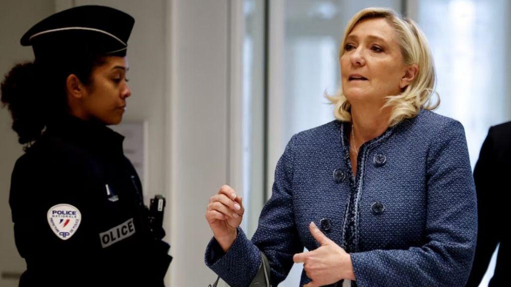 Marine Le Pen, líder del partido de Reagrupamiento Nacional
