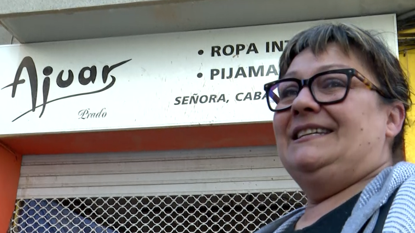 Prado no pierde la sonrisa aunque su merceria ya no volverá a abrir