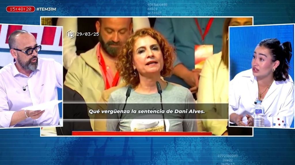 Salta la tensión entre Risto Mejide y Marina Rivers tras la absolución de Dani Alves: "Aquí nadie ha dicho nada de su sentencia"