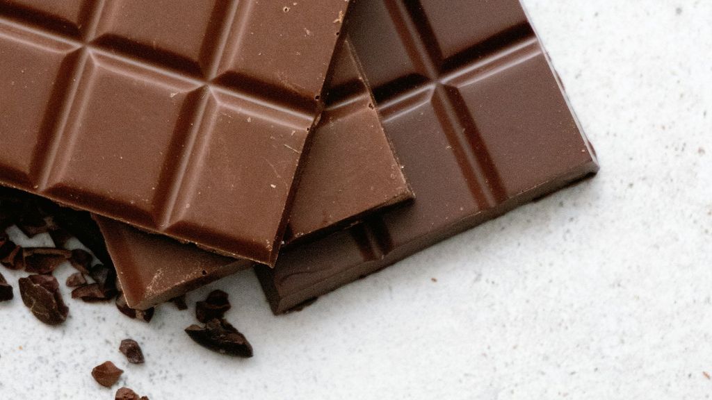 Una tableta de chocolate