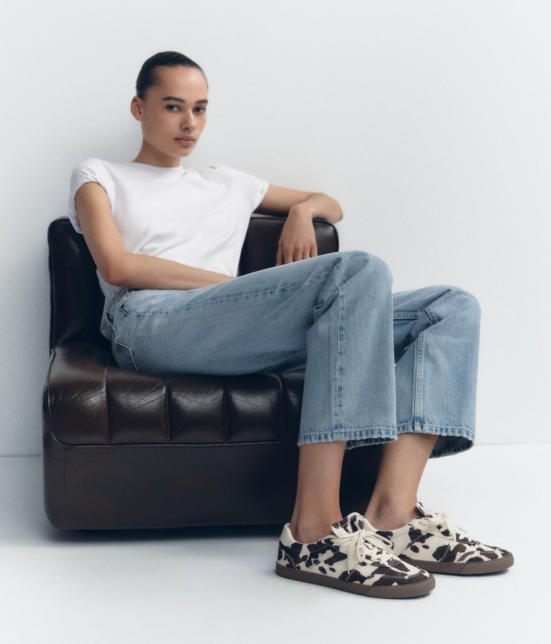Zapatillas con 'print' animal